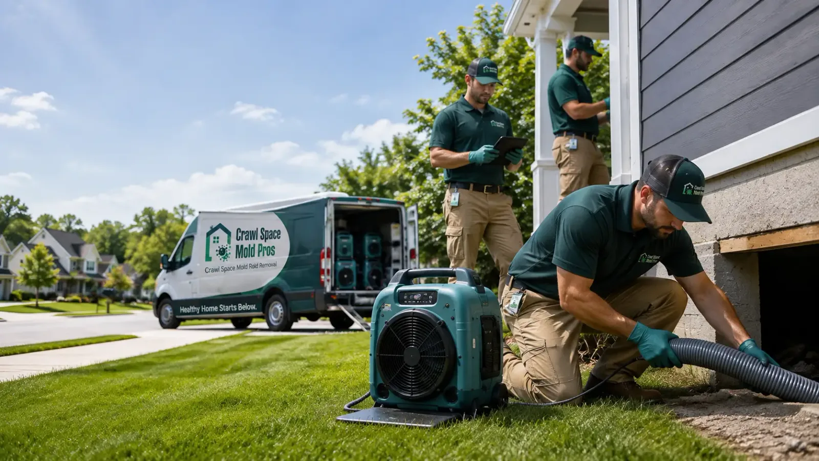 Crawl Space Mold Removal in East Prospect, PA